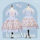 Strawberry Witch Rabbit In The Rose Garden Blouses, Skirt, JSK and One Piece(Reservation/Full Payment Without Shipping)